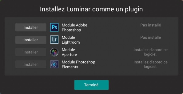 Editeur externe Luminar