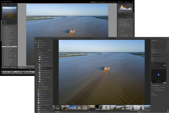 Lightroom Classic 7.5 et Lightroom CC 1.5